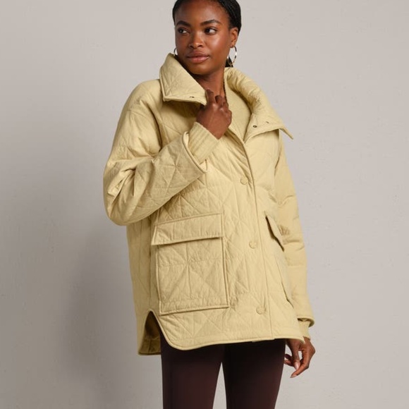 NWT RHONE Golden Flax Quilted Jacket Size XS - Picture 1 of 8